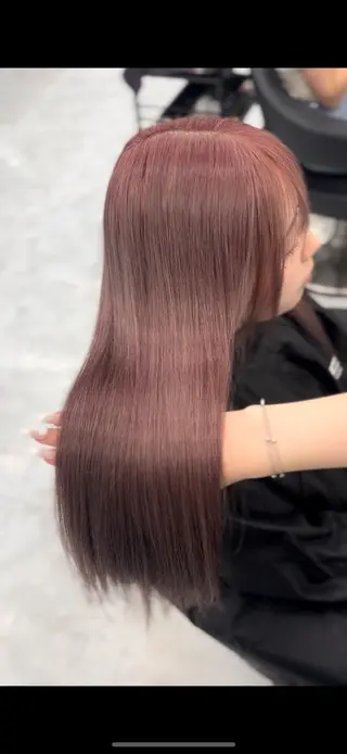 セミロング カラー 🎀愛されgirly ヘア🫧Ayakaのヘアスタイル