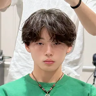 ショート パーマ メンズ 【メンズ特化】 池田大成✂︎のヘアスタイル