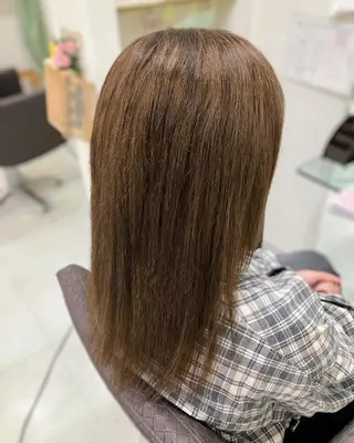 ミディアム 💐Lilas Jeanesse💐のヘアスタイル