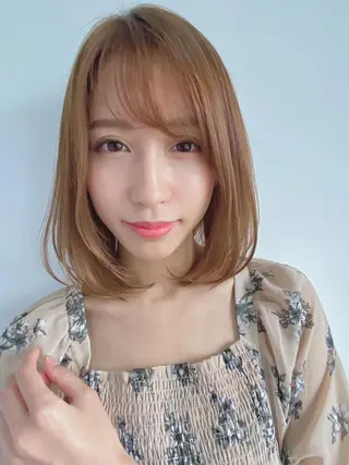 ミディアム カラー ⭐️Shelter by TOKYO⭐️のヘアスタイル