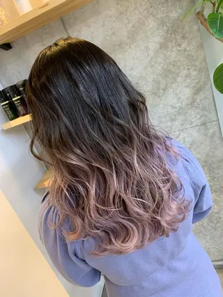 ロング 天野 開のヘアスタイル