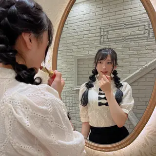 ロング ヘアアレンジ オシャマヘアーCinQ二川店所属・大嶽 楓のヘアスタイル