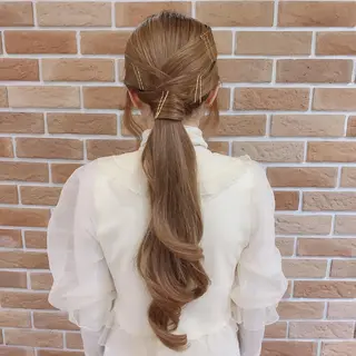 ロング ヘアアレンジ ノーブル美容室イオン高橋店所属・鈴木 純子のヘアスタイル