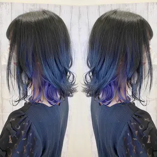 ミディアム 湯浅 了一のヘアスタイル