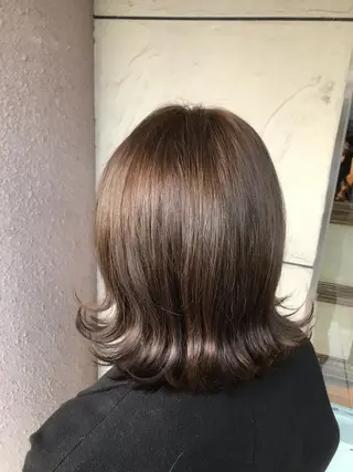 ミディアム カラー インナーカラー/ ストレート/奥野洸也のヘアスタイル