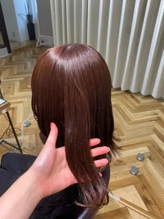 カラー 韓国ヘア AINA🐱のヘアスタイル