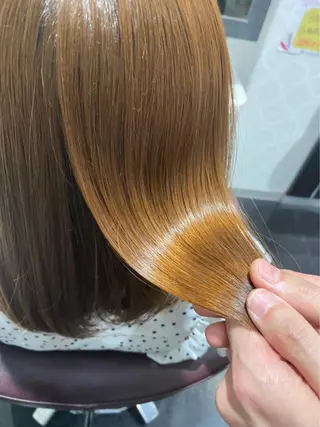 ミディアム 韓国ヘア ♡tomimaのヘアスタイル
