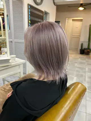 ミディアム カラー SHIAN立川 及川望のヘアスタイル