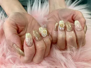 ネイル パープルジュエルpurple jewel　立川所属・佐藤 まりんのネイルデザイン