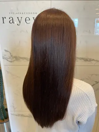 カラー 岡村 真子のヘアスタイル