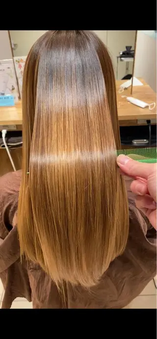 ロング 再現性◎✨艶髪🔆 川﨑友稀のヘアスタイル