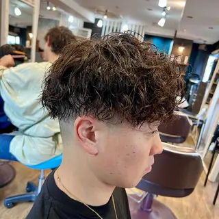 パーマ メンズ アグヘアーシータ所属・🤩メンズカット/ パーマ山本🤩のヘアスタイル