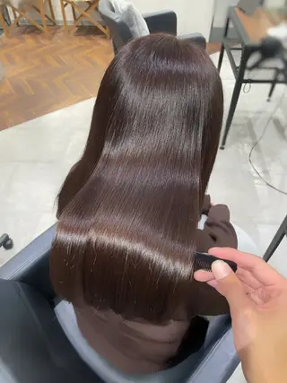 セミロング 杉野/髪質改善 Zina博多店長のヘアスタイル