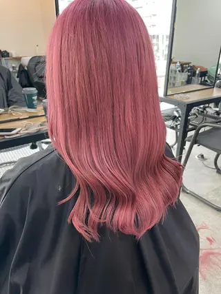 ミディアム カラー パーマ ヘアアレンジ メンズ キッズ ネイル マツエク・マツパ アイブロウ カラー特化サロン Eir心斎橋のヘアスタイル