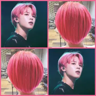 ショート カラー 韓国🫧アイドルヘア 🎀みづきのヘアスタイル