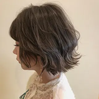 ショート カラー 心斎橋 美髪職人　近江のヘアスタイル