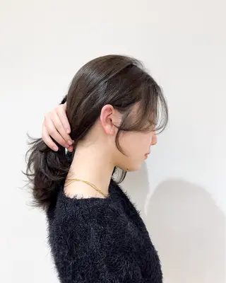 ミディアム カラー ミタニ/髪質改善 /レイヤーカットのヘアスタイル