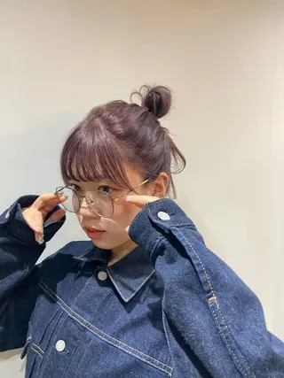 カラー Mori Aimiのヘアスタイル