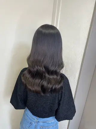 カラー 縮毛矯正ヘアアレンジ 🌸三輪知優🌸のヘアスタイル