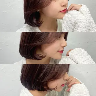 ショート shes茶屋町アリサ 🎀顔周り×韓国風のヘアスタイル