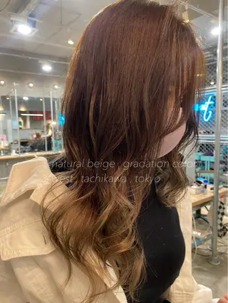 ロング カラー 竹嶌 健吾のヘアスタイル