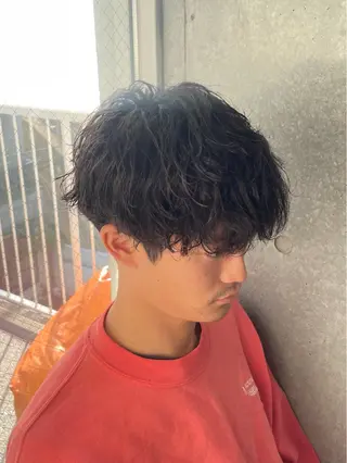 パーマ メンズ メンズモテパーマ💙 fuwaのヘアスタイル