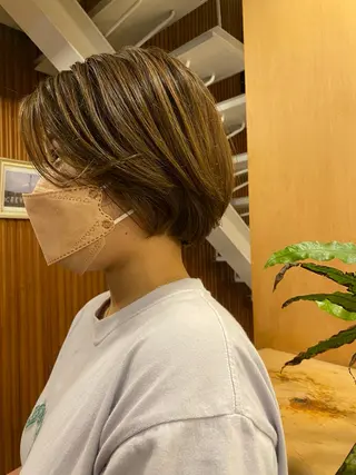 ショート 🌻おおとみはな/ ボブ/Wカラー🌻のヘアスタイル