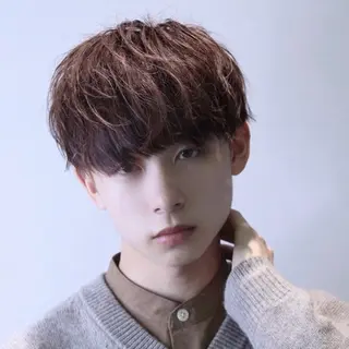 メンズ メンズ特化/パーマ/ ブリーチ/福島 千颯のヘアスタイル