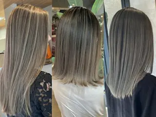 カラー RIENS♡xrea 山本優舞のヘアスタイル