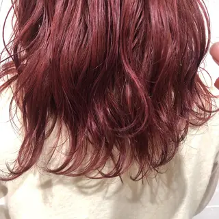 セミロング カラー 圧倒的透明感カラー nana🦕のヘアスタイル