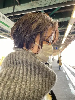 ショート カラー ヘアアレンジ HAIR CALM 鹿島田店所属・✄‬齋藤 なな✄のヘアスタイル