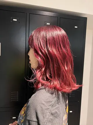 ミディアム saki/Insta fleur_sakiのヘアスタイル