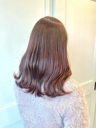 セミロング カラー Ayuna /透明感カラーのヘアスタイル