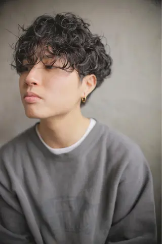 ショート カラー パーマ メンズ 🧼柴田 健太郎🧼のヘアスタイル