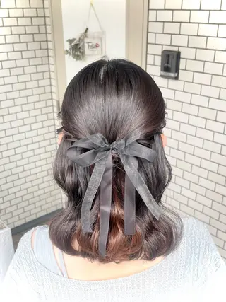 ヘアアレンジ 参列 ✽ 推し活ヘア 💕ゆり🐈🐾のヘアスタイル