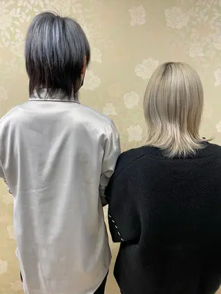 ショート カラー メンズ 徳留 もも花のヘアスタイル