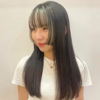 ロング カラー 🍑おおしまくるみ 🍑暖色colorのヘアスタイル