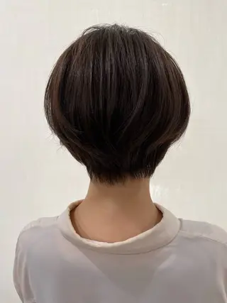 ショート カラー 巻けるケア縮毛矯正✨ ケアカラー✨山下のヘアスタイル