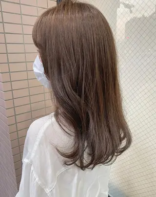 セミロング 🫧顔周りカット 🫧樫村優香のヘアスタイル