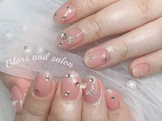 ネイル Gloss nail ジェル&長さだし専門のネイルデザイン