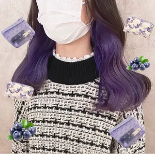 カラー 渋谷:インナーカラー ／🍒エリカ🍒のヘアスタイル