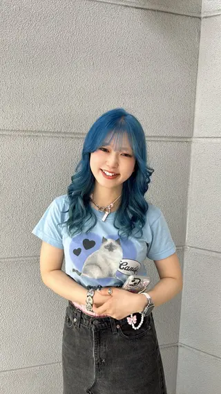 カラー ブリーチカラー/ わきたちえ🌻のヘアスタイル