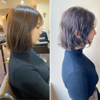 ミディアム パーマ FAVOR所属・杉尾 勇のヘアスタイル