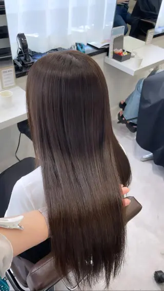 ロング 髪質改善/縮毛矯正 /青山　早希🐾のヘアスタイル