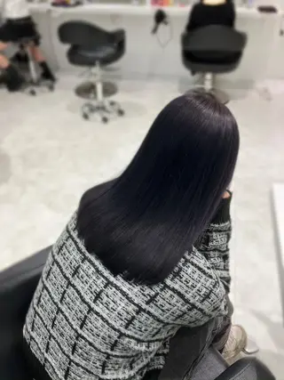 ロング カラー 🫧透明感ラベンダー 似合わせ🫧あい🫧のヘアスタイル