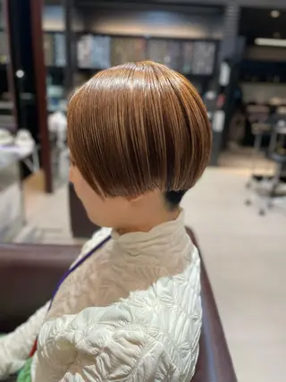 ショート カラー ヘアアレンジ 坂尻 嘉珠也のヘアスタイル