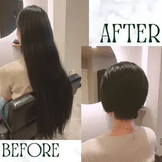 ショート GR 髪質改善トリートメント×ヘッドスパ【ジーアール】所属・🌺中村🌺毎日楽し くなる髪をご提案✨のヘアスタイル