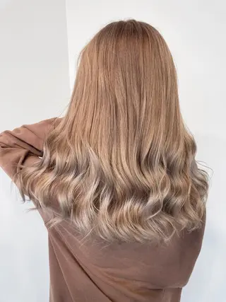 セミロング カラー 💎メンズカット/ 透明感　吉田拓海💎のヘアスタイル