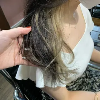 セミロング カラー chouette/ 根本優希のヘアスタイル