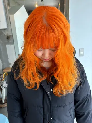 カラー mirai/ブリーチ ダブルカラーのヘアスタイル